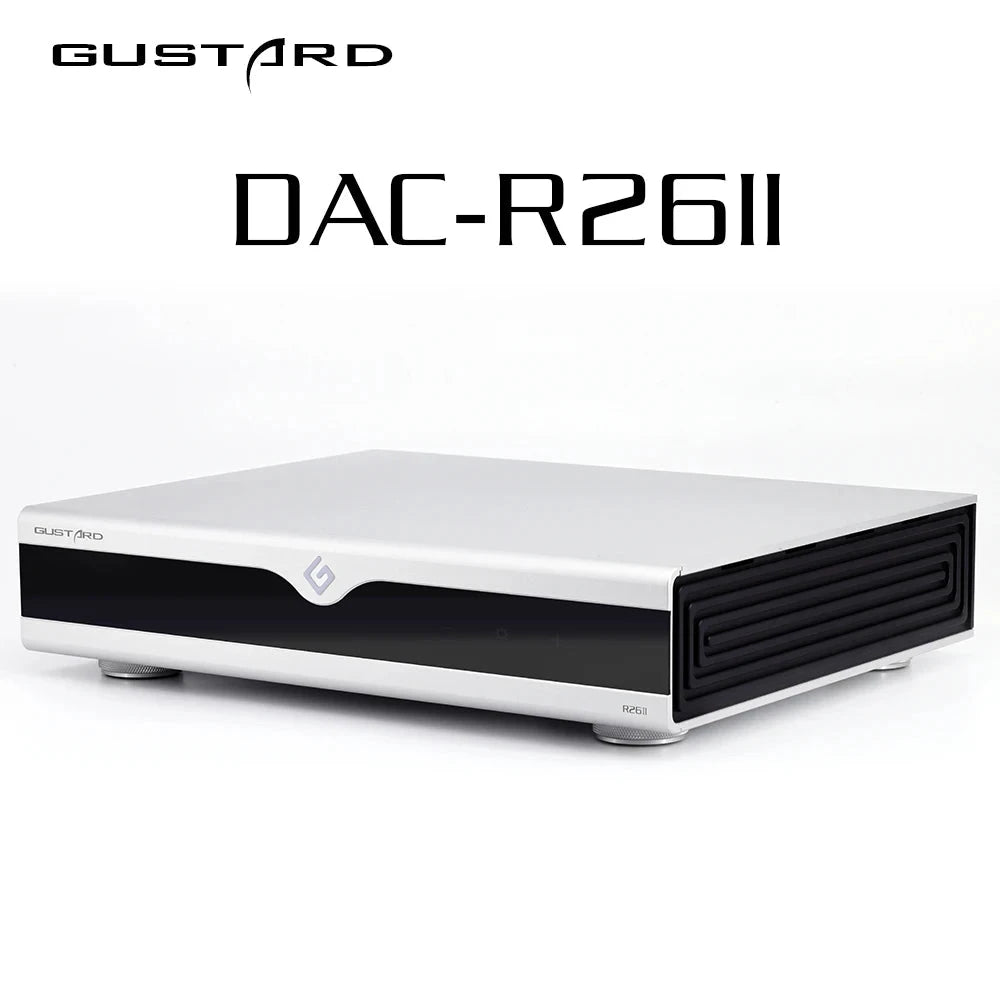 Gustard R26 II フルディスクリートR2R DAC 26bit対応 ネットワークストリーミング対応 Bluetooth 5.1 リモコン付属
