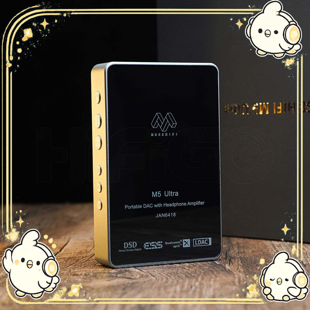 MUSE HiFi M5 Ultra 真空管搭載 BluetoothポータブルDAC/ヘッドホンアンプ