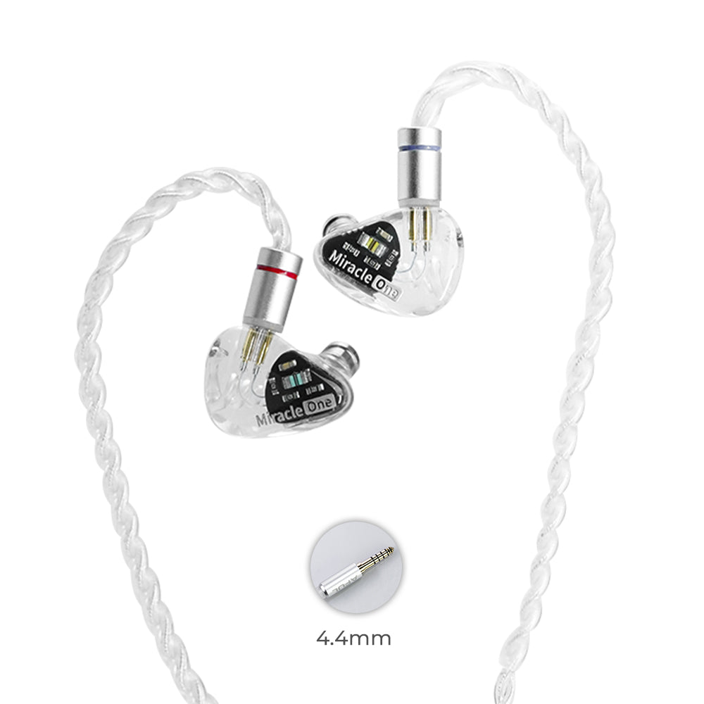 AFUL MiracleOne 有線イヤホン 6mm LSR振動板シングルダイナミックドライバー SEM音響設計 デュアル共振チャンバー搭載 透明シェル 3.5mm / 4.4mm サブ画像
