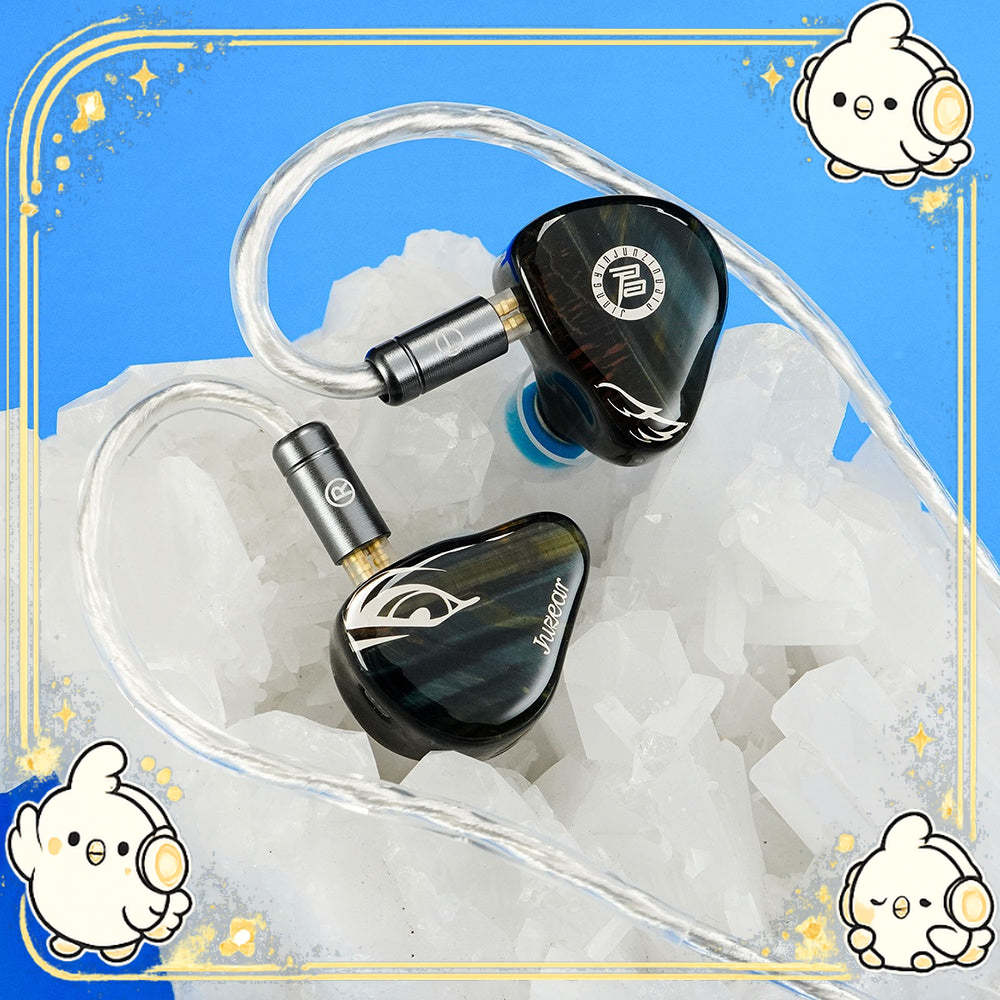 JUZEAR Harrier 1DD+6BA+2マイクロプレーナードライバー搭載IEMs