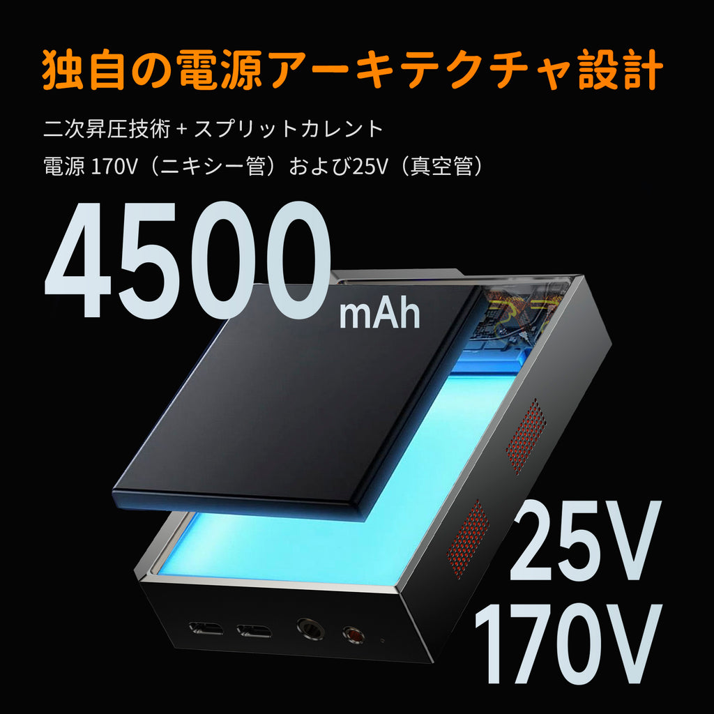 Muse HiFi M6 デュアルJAN6418＋IN-17真空管搭載 ポータブルDACアンプ