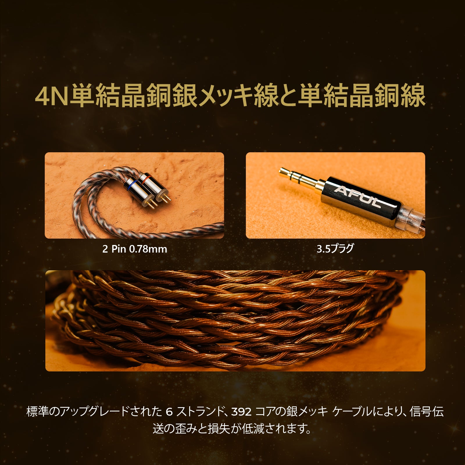 AFUL Performer 8S 1DD + 6BA + 1パッシブラジエーター + 1マイクロプレーナードライバーIEMs