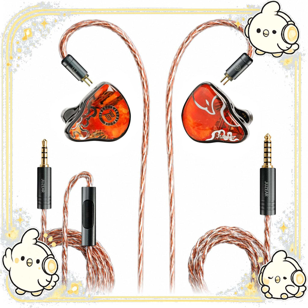 JUZEAR x Vivir Digital FIESTA 1DD＋3BA ハイブリッド型インイヤーモニター