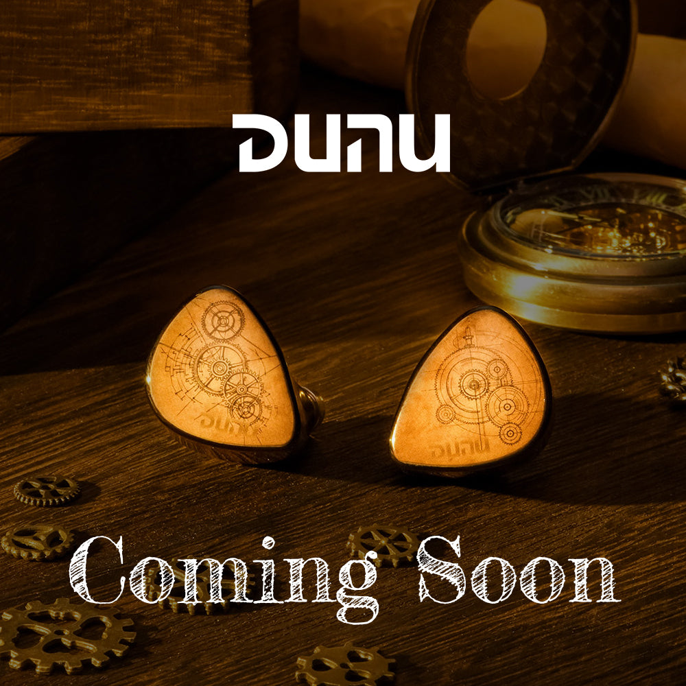 DUNU DaVinci VITRUVIAN 2DD+5BA ハイブリッド有線イヤホン ヴィンテージデザイン 精密ギアモチーフフェイスプレート 豊かなボーカル表現 力強く制御された低音 メイン画像