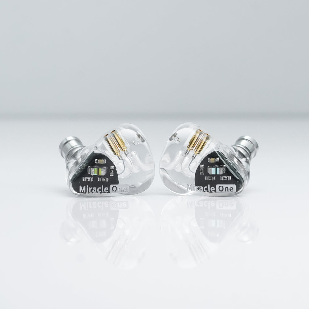 AFUL MiracleOne 有線イヤホン 6mm LSR振動板シングルダイナミックドライバー SEM音響設計 デュアル共振チャンバー搭載 透明シェル 3.5mm / 4.4mm