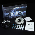 AFUL MiracleOne 有線イヤホン 6mm LSR振動板シングルダイナミックドライバー SEM音響設計 デュアル共振チャンバー搭載 透明シェル 3.5mm / 4.4mm