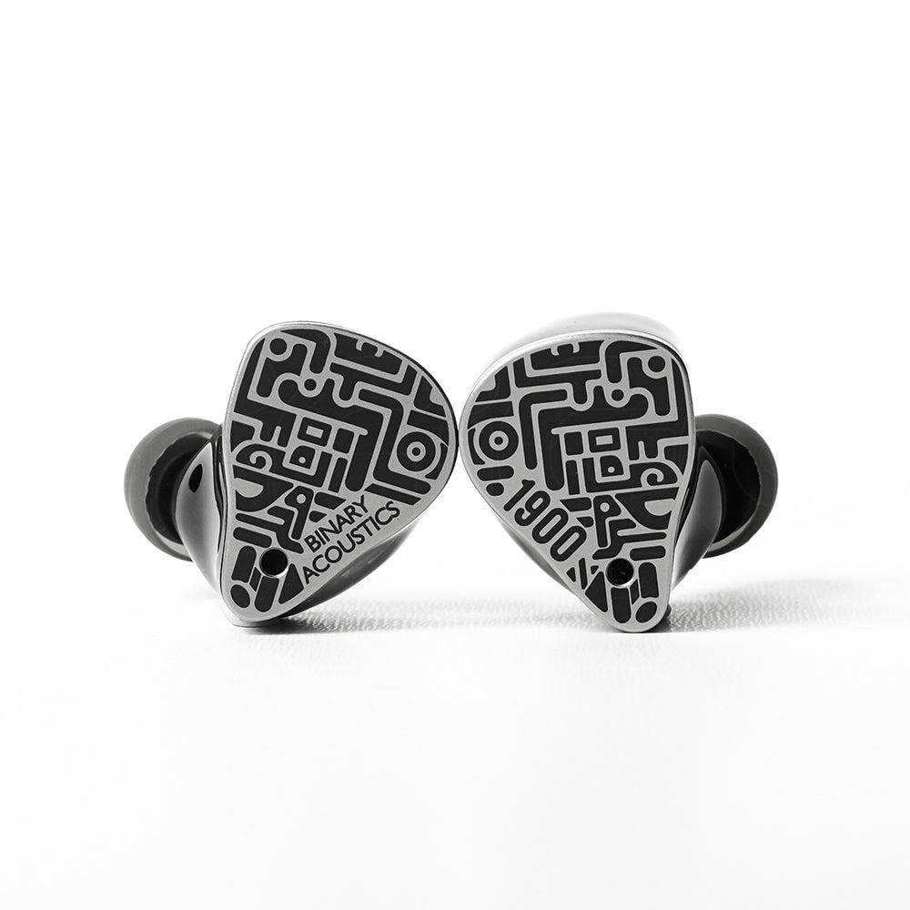 Binary Acoustics 1900 10mm DD＋6mmパッシブラジエーター＋4BA ハイブリッドIEM