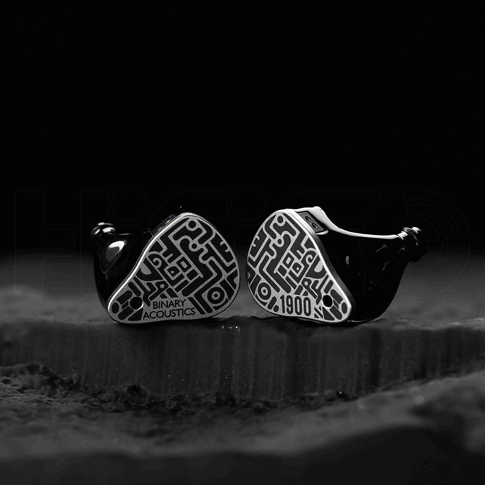 Binary Acoustics 1900 10mm DD＋6mmパッシブラジエーター＋4BA ハイブリッドIEM