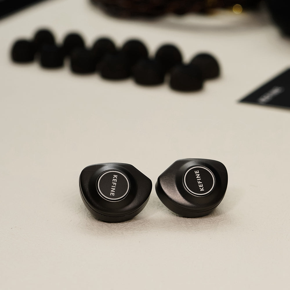 KEFINE Delci 10mm DLC+PU振動板 ダイナミックドライバー搭載 インイヤーイヤホン