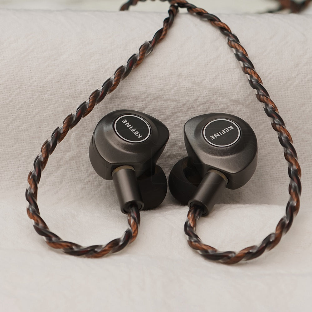 KEFINE Delci 10mm DLC+PU振動板 ダイナミックドライバー搭載 インイヤーイヤホン
