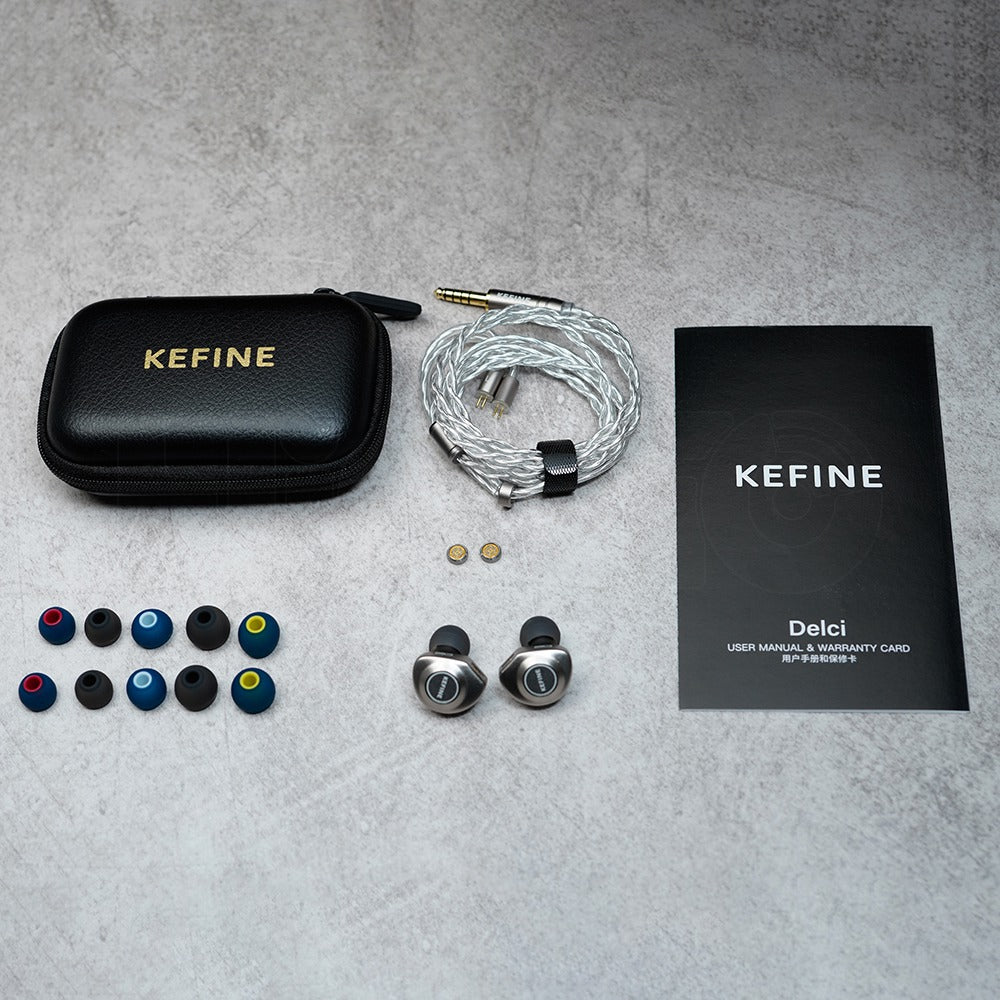 KEFINE Delci AE 10mmデュアルキャビティ・ダイナミックドライバー搭載 インイヤーイヤホン（Angel Earsコラボモデル） サブ画像
