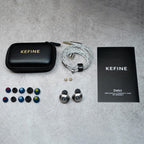 KEFINE Delci AE 10mmデュアルキャビティ・ダイナミックドライバー搭載 インイヤーイヤホン（Angel Earsコラボモデル）
