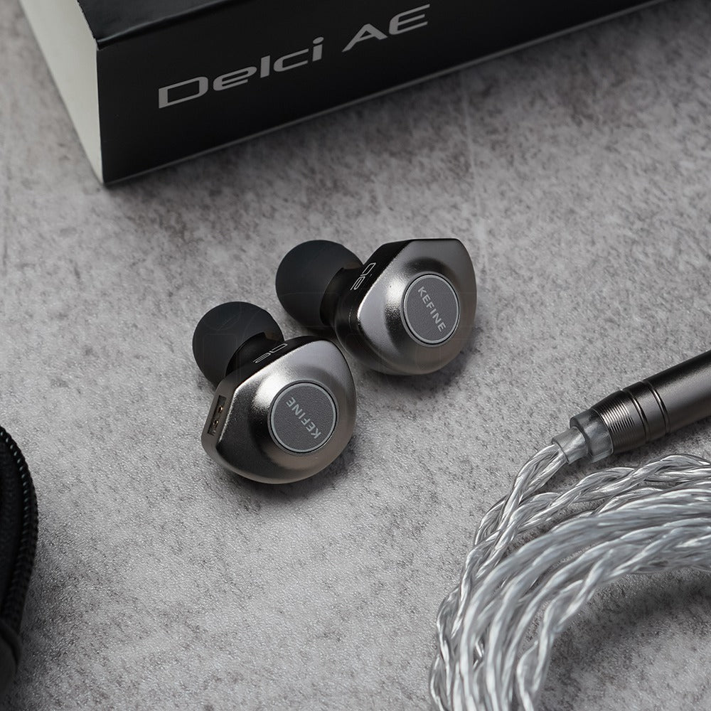 KEFINE Delci AE 10mmデュアルキャビティ・ダイナミックドライバー搭載 インイヤーイヤホン（Angel Earsコラボモデル）