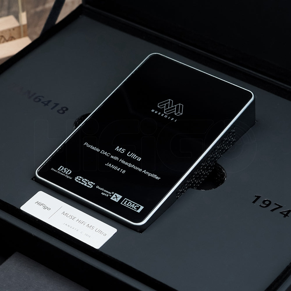 MUSE HiFi M5 Ultra 真空管搭載 BluetoothポータブルDAC/ヘッドホンアンプ