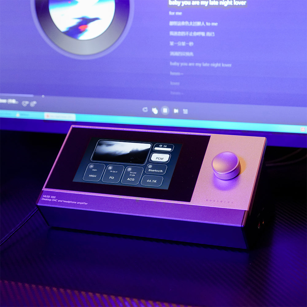 Muse HiFi MUSE 300 ES9039 Ultra搭載 Bluetooth 5.4 デスクトップDAC/ヘッドホンアンプ（MUSE OS搭載）