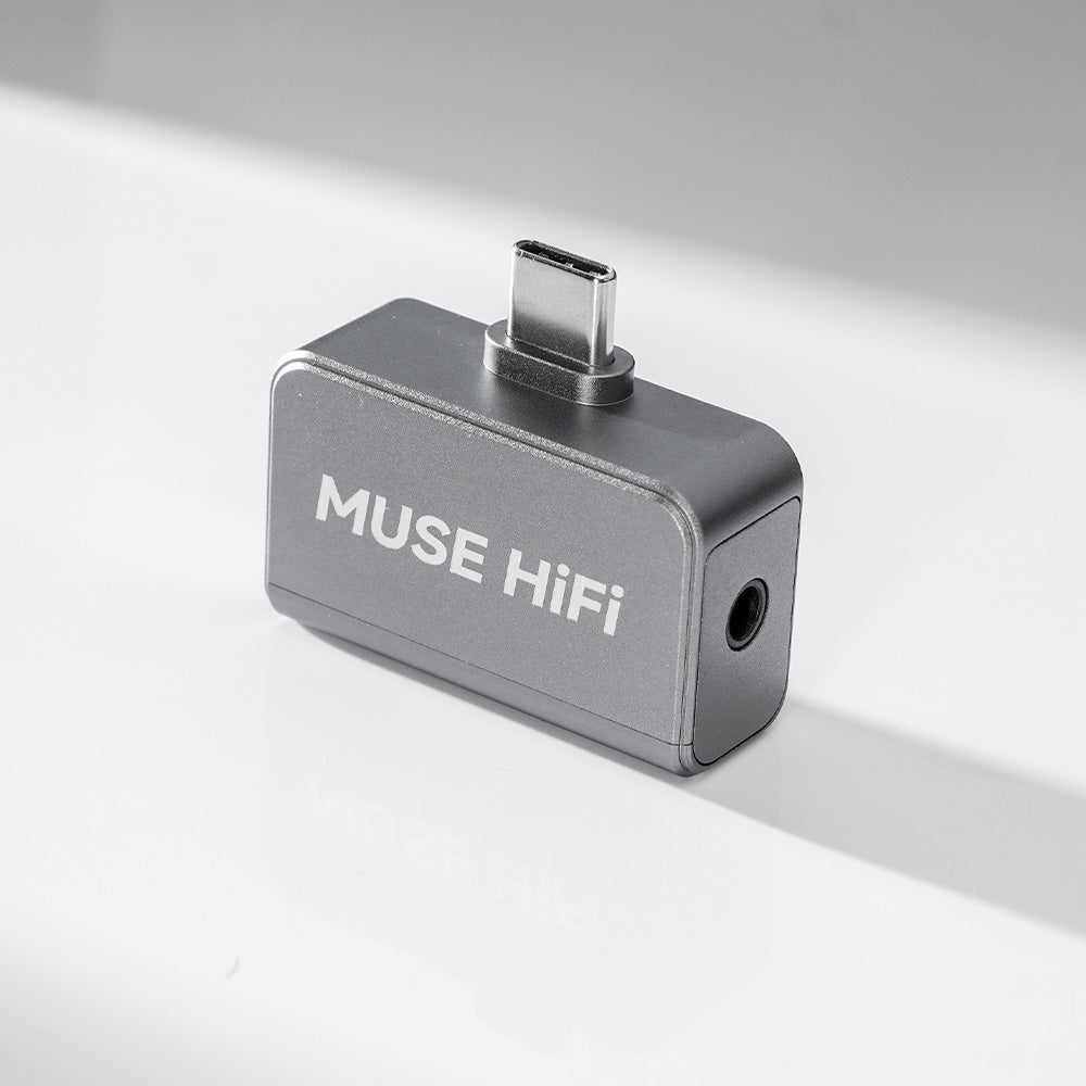 MUSE HiFi U3 ポータブルUSB DAC/アンプ デュアルSGM8262搭載 PEQ対応 32bit/384kHz・DSD128対応