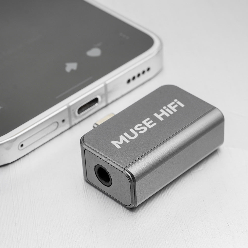 MUSE HiFi U3 ポータブルUSB DAC/アンプ デュアルSGM8262搭載 PEQ対応 32bit/384kHz・DSD128対応