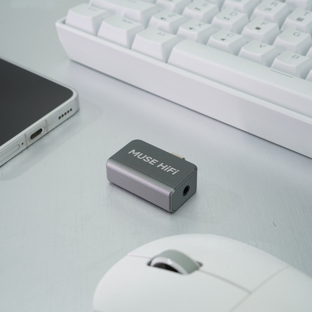 MUSE HiFi U3 ポータブルUSB DAC/アンプ デュアルSGM8262搭載 PEQ対応 32bit/384kHz・DSD128対応