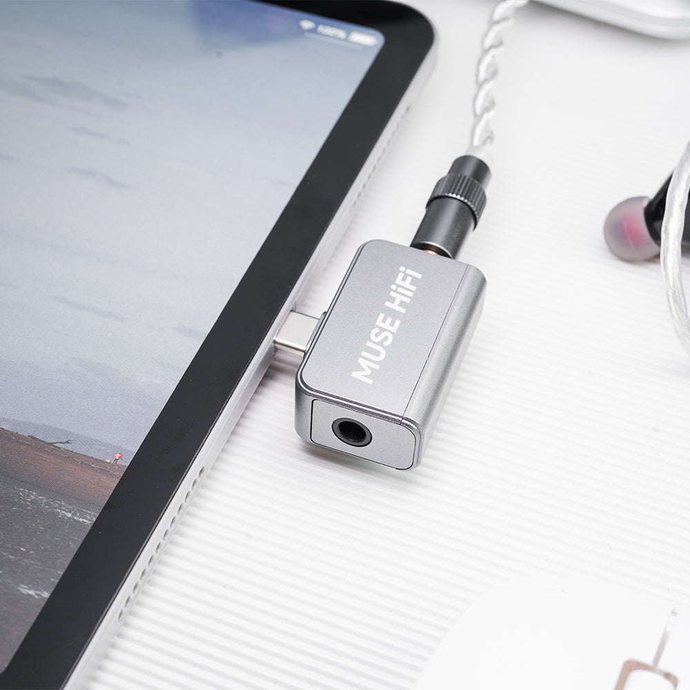 MUSE HiFi U3 ポータブルUSB DAC/アンプ デュアルSGM8262搭載 PEQ対応 32bit/384kHz・DSD128対応