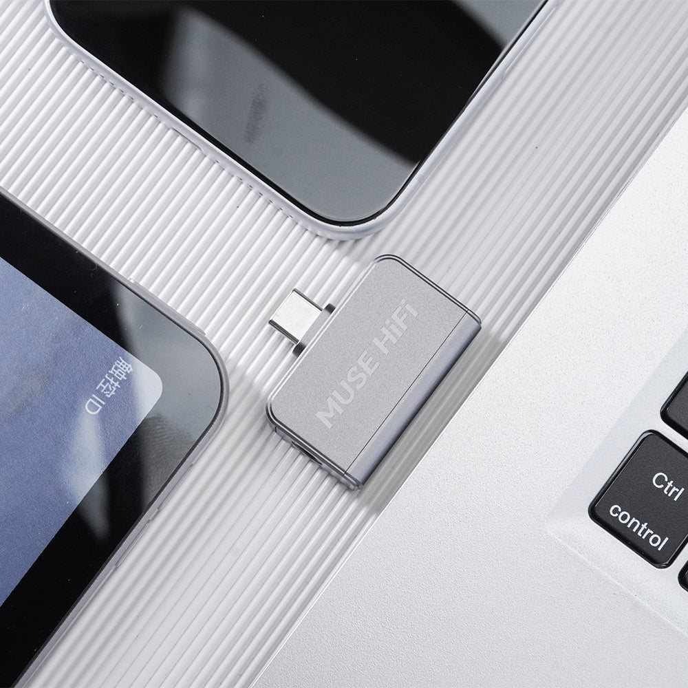 MUSE HiFi U3 ポータブルUSB DAC/アンプ デュアルSGM8262搭載 PEQ対応 32bit/384kHz・DSD128対応