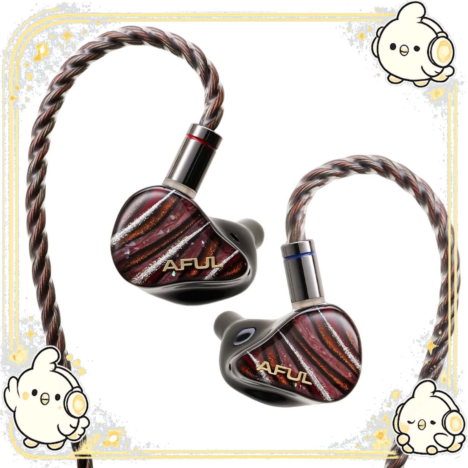 AFUL Performer 8S 1DD + 6BA + 1パッシブラジエーター + 1マイクロプレーナードライバーIEMs メイン画像