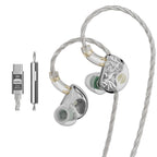 ZhuAudio 青鸞 Z4 2026｜11mmトポロジー振動板×3種チューニングノズル搭載 有線イヤホン