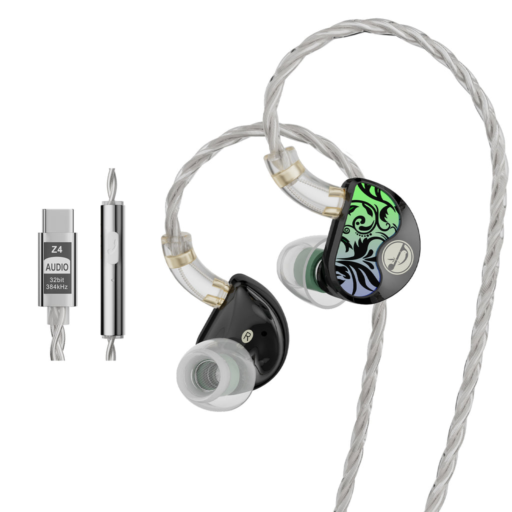 ZhuAudio 青鸞 Z4 2026｜11mmトポロジー振動板×3種チューニングノズル搭載 有線イヤホン